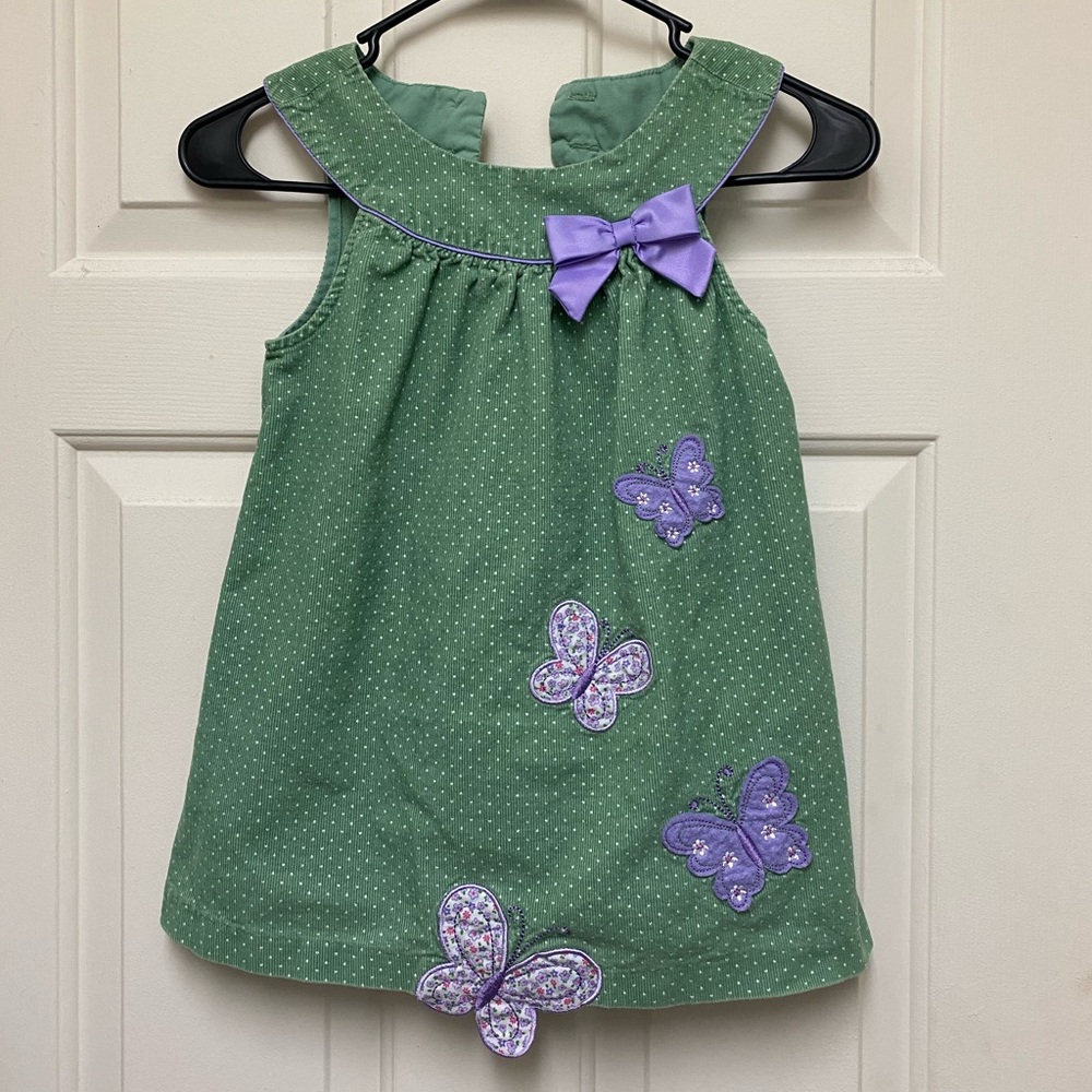 Green butterfly jumper